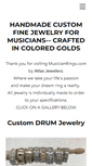 Mobile Screenshot of musicianrings.com